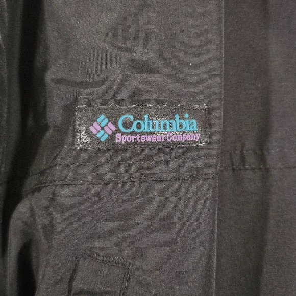 COLUMBIA Radial Sleeve 1-Piece Ski Snow Suit Black with Purple-Pink Colorblock - Picture 2 of 15